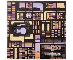 Star Trek The Next Generation WDC101296 Toile imprimÃ©e 40 x 40cm (Console Graphique), Multicolor, 40 x 40 x 3,8 cm