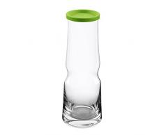 Bohemia Cristal 093Â 012Â 085Â Play of Colors Carafe en Cristal avec Couvercle en Silicone Verre Vert Env. 1000Â ML