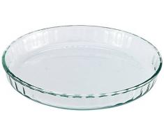 BCSA PL14 Moule Tarte 26,5CM, Verre Borosilicaté