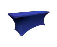 La Nappe en Spandex pour Un Rouleau Table rectangulaire, Bleu Marine, 226 x 63 x 0.6 cm
