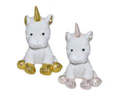 Peluches Lot de 12 Licornes GM Assorties Polyester Multicolore Taille Unique