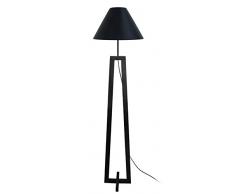 Tosel 51174 Lampadaire 1 Lumière, Bois, E27, 40 W, Gris, 40 x 155 cm