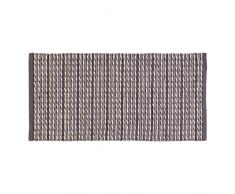 FERIDRAS Twist Tapis, Coton, Gris, 60Â x 120Â x 0,1Â cm