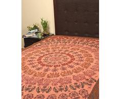 RAJRANG Mariage Indien de draps de lit brodÃ© Unique Couvre-lit