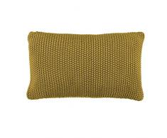 Marc OPolo Nordic Knit Coussin, 100% Coton, Oil Yellow, 30 cm x 60 cm