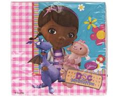 amscan 20 Serviettes de Table en Papier Doc McStuffins