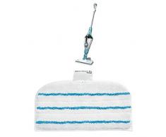 Black + Decker FSMH13151SM-QS Balai vapeur 15 en 1 avec Nettoyeur à main Gant SteaMitt 1300 W + Black + Decker FSMP20 Pad microfibres 2 pièces Pour article FSM1500