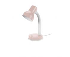 Mathias 3481995 Lampe de bureau, Métal, 25 W, Rose, D12 H27