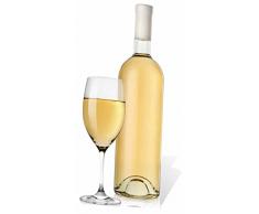 Star cutouts étoile découpes et en Verre à vin Blanc Taille réelle en Carton découpé, Multi Couleur