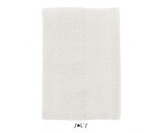 SOLâS Island 70 - Serviette de toilette - 70 cm - Ã©ponge - accessoire de bain - Blanc