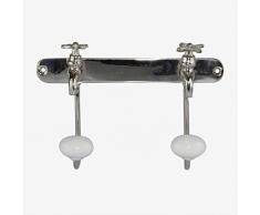 Better & Best Cintre pour 2 robinets Argenté Dimensions 16,5 x 11 x 5 cm Matériau : métal Taille Unique