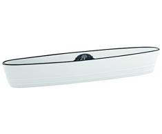 R2S 1612KIBO Kitchen Basics Coupelle Olives avec Pics Porcelaine Blanc 9x9x5 cm
