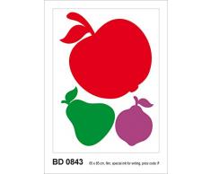AG Design Mur Stickers BD 0843 Pomme à écrire 65 x 85 cm
