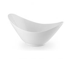 H&H Table Hotelware Bol Ovale, 31, Porcelaine, Blanc, 24Â x 31Â x 16Â cm