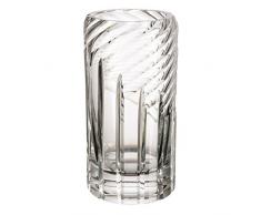 Verre de BohÃªme Genova Vase, Verre, 9Â x 9Â x 22Â cm