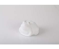 Evviva Tirelire Grenouille en résine Blanc