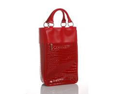 LUDI-VIN Sac Haute Couture Isotherme 2 blles Rouge