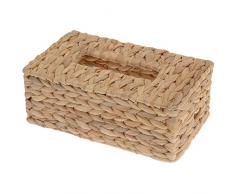 BigBuy Home V0201150 BoÃ®te Ã mouchoirs de feuille de Maiz Oh My Home, Wood