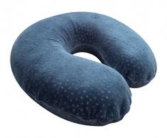Pikolin Home - Oreiller en Mousse Ã MÃ©moire de Forme de voyage, Bleu. 28x28cm