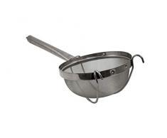 Weis 12601 Passoire Complet avec Panier Taille Moyen, Acier Inoxydable, Argent, 45 x 26 x 15 cm