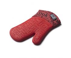 Zeal Manique en Silicone et Coton Ultra rÃ©sistante, Coton, Red, 29 x 19 x 2 cm