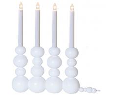 Star 214-08 Bubbles Chandelier à DEL 4 DEL 0,8 W E10 Blanc Chaud 37 x 28,5 x 7 cm