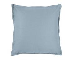 Thedecofactory 400560 Coussin, Coton, Bleu, 40 x 40 x 3 cm