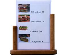 SECURIT Table en Teck Taille Poster Frame: a5