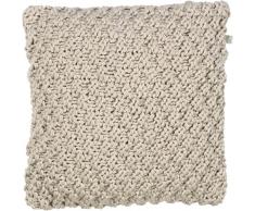 Dutch Decor Coussin Diod 45x45 Sable - Coussins Déco - Oreiller Décoratif - Déhoussable - Zippé