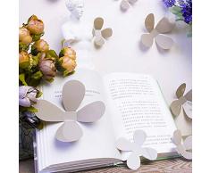 Walplus Stickers muraux 3D WS1118 fleurs Taupe