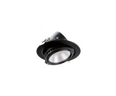 FILUX Spot Projecteur LED PAR contenu circulaire Moderne 195 x 180 mm Noir/blanc neutre