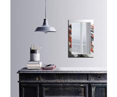 Bonamaison DÃ©coration Murale Impression sur Miroir EncadrÃ© sur Toile, Dimensions: 40 x 60 Cm - ConÃ§u et fabriquÃ© en Turquie