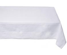 Treb Horecalinnen, Tableclothes Classique Nappe Plus 6Â Serviettes de Table, Blanc, 160Â x 165Â cm/53Â x 54Â cm