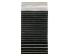 Vallila Interior Luukas Tapis en Coton RayÃ© 80 x 150 cm Noir 150 x 80 cm