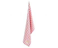 Clayre & Eef SWD42C-2 Torchon de Cuisine Motif cerf 100% Coton Rose 50 x 85 cm