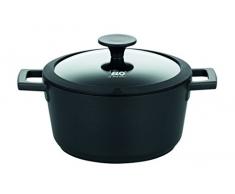 ELO 79721Â Silo Cast Faitout en fonte daluminium, noir