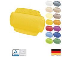 Spirella Collection Alaska Tapis de Douche en PVC Jaune 32 x 23 cm