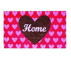 SHOE-MAX YH 101480 Paillasson avec cÅur 44 x 74 cm 2,1 kg