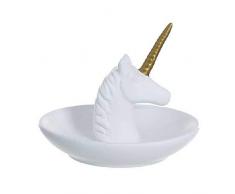 Dcasa Anneau Licorne Organisateur de Bijoux pour Armoire Rangement de Décorations Festivales Articles pour la Maison Unisexe Adulte, Multicolore (Multicolore), Unique