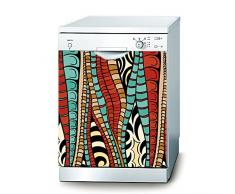 Decusto Autocollant Asian Pattern â Autocollant pour Lave Vaisselle