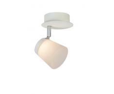 Lucide HELO?SE-LED - Spot Plafond - Ã 10 cm - LED - 1x5W 3000K - Blanc