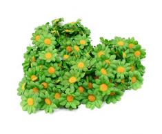 Akord Fleurs artificielles Gerbera Fleurs Vert 0,38 x 0,38 x 0,2 cm