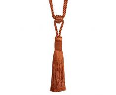 STEPHANOISE Embrasse, Orange, 17(h Pompon) x73 cm