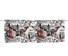 Vallila KÃ¤pylÃ¤ CT003940-2-P Tour de lit 60 x 250 cm, Rouge, 60 x 250 cm