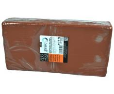 Pébéo - Gédéo Argile à Cuire Rouge, Pain 10 KG - Terre Glaise Poterie, Modelage du Corps Humain, Sculpture Terre - Argile Rouge à Cuire au Four de Potier - 10 KG - Rouge