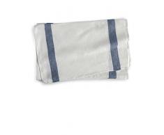 THE LINEN WORKS Le Lin Fonctionne Chemin de Table, Bleu Marine, Taies d
