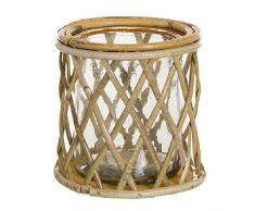 Dcasa Candel Canne à Chandelier Techo-bougeoirs et bougeoirs Décoration de la Maison Unisexe Adulte Couleur Unique