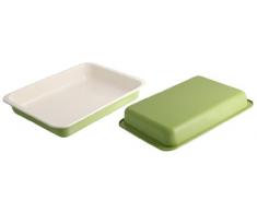 Zenker 7242 Cocotte Special Cooking 40,5x29,5x6 cm Vert-crème, Ãmail, 50 cm