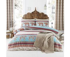 Catherine Lansfield Elephant Parure de draps 280x210x1 cm Multicolore