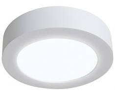 Naeve Leuchten A, Plafonnier LED, aluminium, 12Â W, 17Â x 17Â x 4Â cm, blanc neutre 1101703